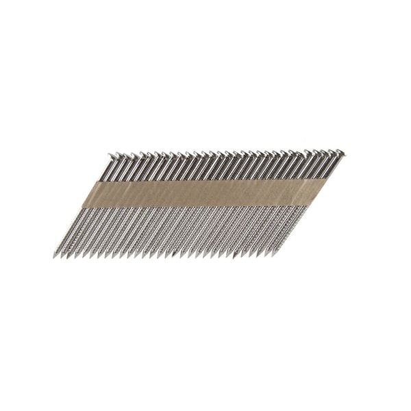 Common Nail, 2-3/8 in L, 33D, Stainless Steel, 1000 PK
